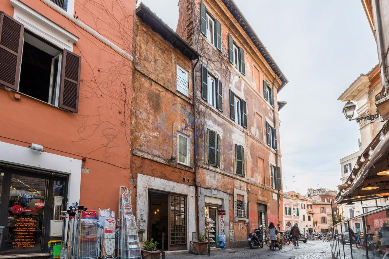 Cozy Entire Apt Close To Piazza Trilussa Roma Exterior foto